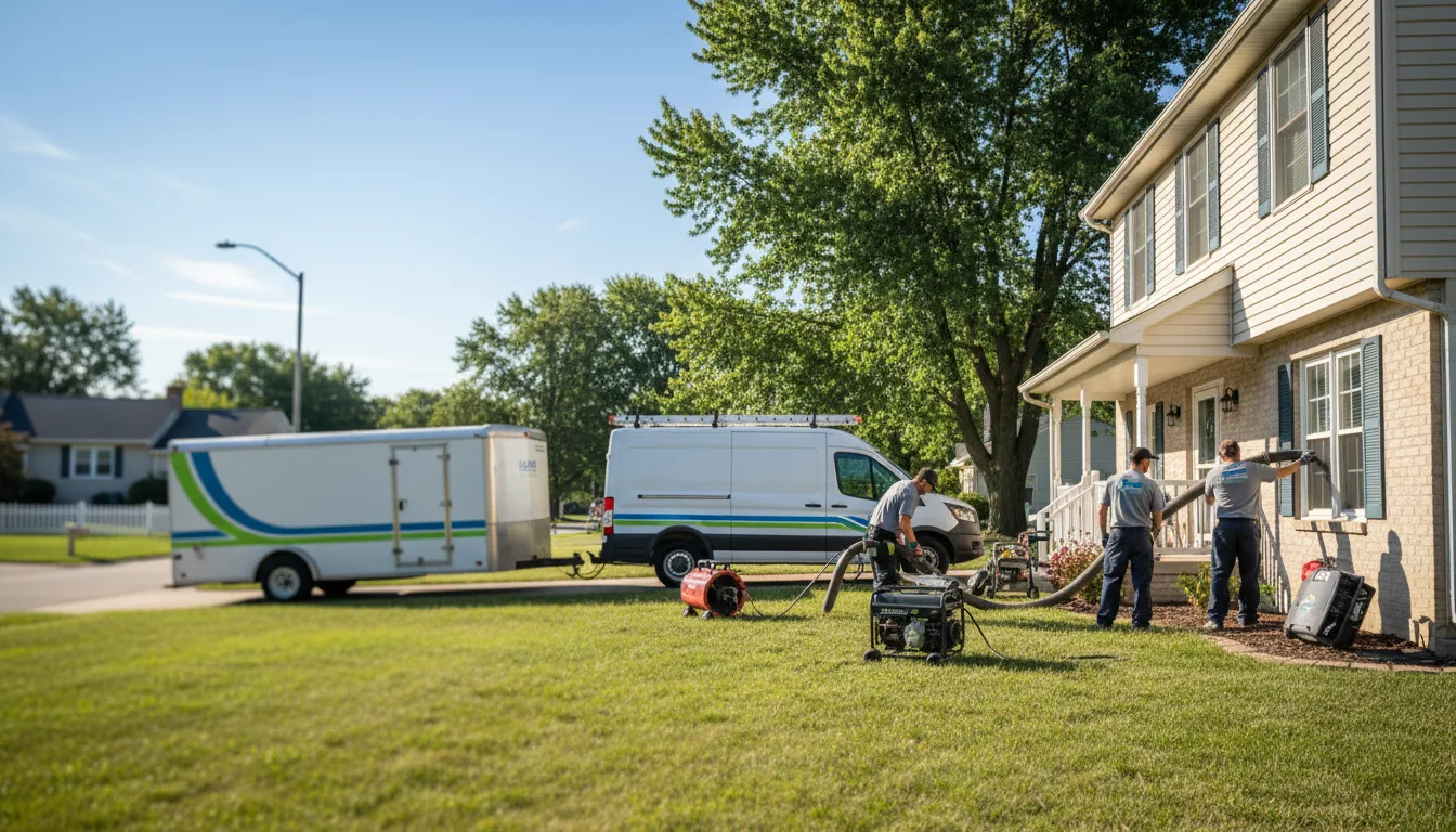 Flooded Basement Restoration And Cleanup With Repair in Putnam, IL near me
